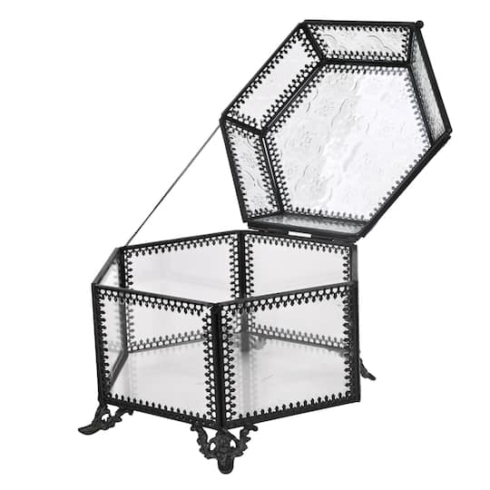 6.5" Glass Hexagon Terrarium by Ashland®